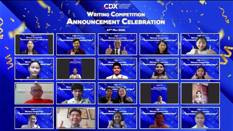 CDX Holds Writing Competition Celebration Online for the Top 25 Contestants